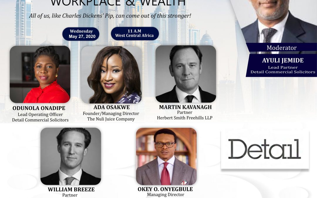 DETAIL hosts a webinar series on the topic: “Great Expectations- Workplace & Wealth”.