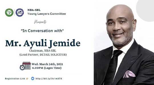 Our Lead Partner, Ayuli Jemide, sharing from his book with the NBA-SBL
