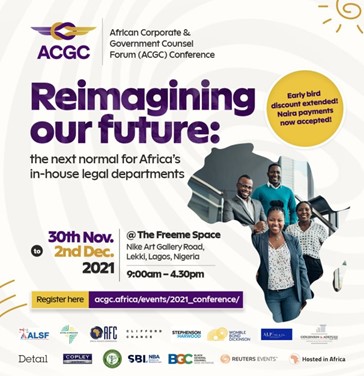 DETAIL is pleased to be a Sponsor of the 2021 ACGC (African Corporate and Government Counsel Forum) Conference which commences today.