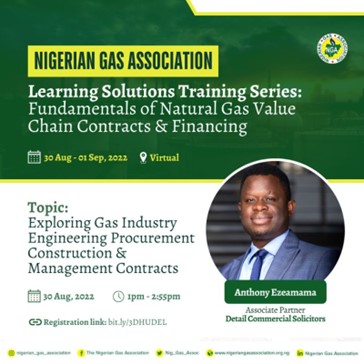Learning Solutions Training on Fundamentals of Natural Gas Value Chain Contracts & Financing