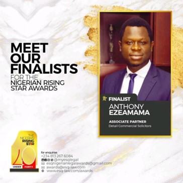 Nigerian Rising Star Award – Anthony Ezeamama