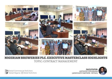 Executive Masterclass for the Planning Managers of Nigerian Breweries Plc