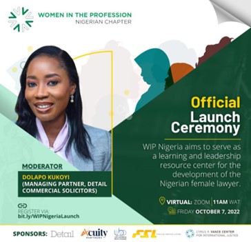 The launch of the WIP Nigerian Chapter