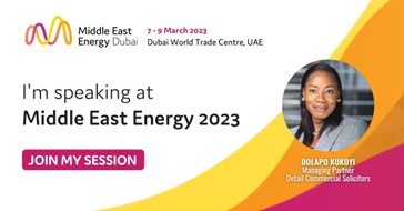 Dolapo Kukoyi would be speaking at the Middle East Energy Conference 2023