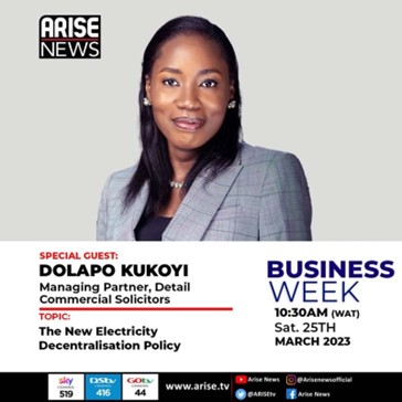 Dolapo Kukuoyi was on ARISE News