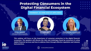 Our Lead Partner, Ayuli Jemide was a speaker at the Digital Financial System Webinar hosted by United Nations Capital Development Fund (UNCDF) and the IE Africa Center