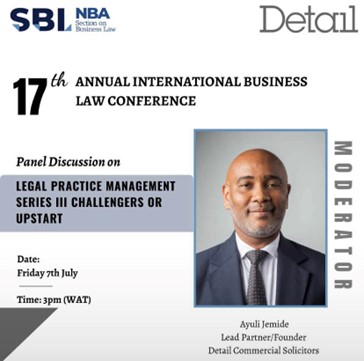 Our Lead Partner moderates in the panel session of the 17th Annual International Business Law Conference