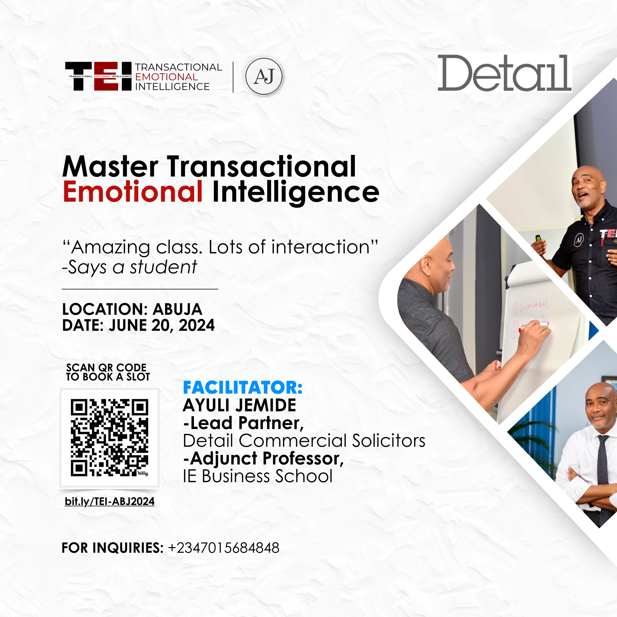 MASTER TRANSACTIONAL EMOTIONAL INTELLIGENCE