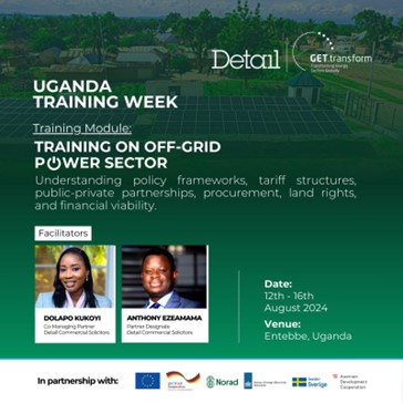 Our Co-Managing Partner, Dolapo Kukoyi, and Partner Designate, Anthony Ezeamama, are facilitating the ongoing Uganda Training Week organised by GET.transform.