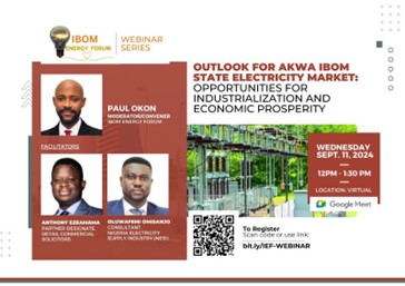 Our Partner Designate, Anthony Ezeamama, speaks at the Ibom Energy Forum.