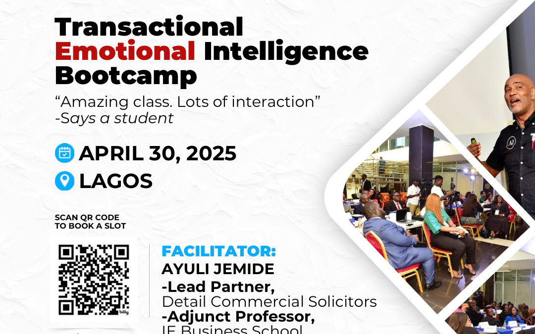 TRANSACTIONAL EMOTIONAL INTELLIGENCE BOOTCAMP